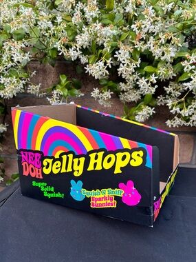 Empty NeeDoh Jelly Hops Squishy Toy Display/Storage Box - Black